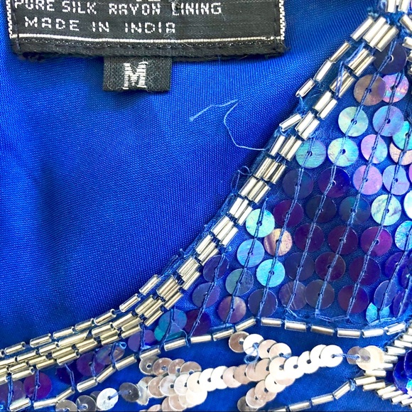 🧜🏻‍♀️VINTAGE 80s Sequin Top - Picture 7 of 7